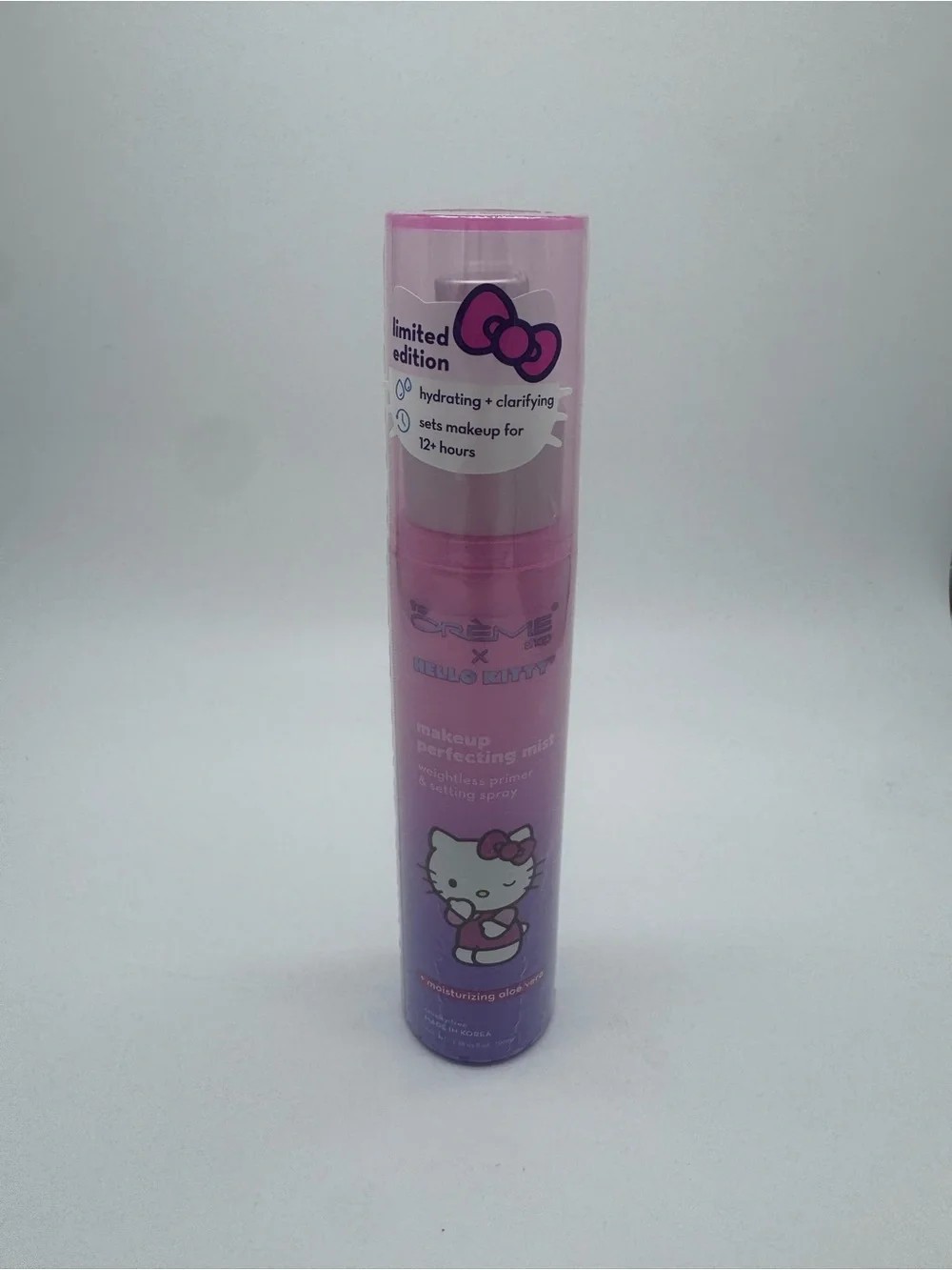 Hello Kitty Pink Makeup Perfecting Mist - Hydrating Setting Spray
